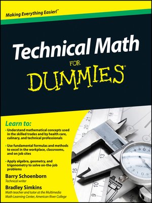 Technical Math For Dummies - ebook
